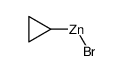 Cyclopropylzinc bromide Structure