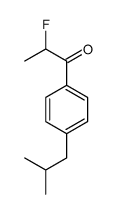 1-Propanone, 2-fluoro-1-[4-(2-methylpropyl)phenyl]- (9CI) Structure
