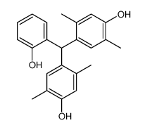 4-[(4-hydroxy-2,5-dimethylphenyl)-(2-hydroxyphenyl)methyl]-2,5-dimethylphenol结构式
