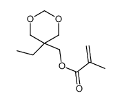 (5-ethyl-1,3-dioxan-5-yl)methyl 2-methylprop-2-enoate Structure