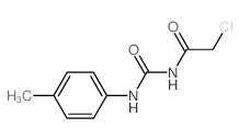 N-(Chloroacetyl)-N-(4-methylphenyl)urea结构式