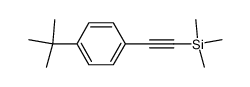 1-(4-tert-butylphenyl)-2-trimethylsilylethyne Structure