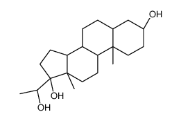 别孕烷-3Α,17Α,20Β-三醇结构式