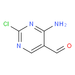 4-Amino-2-chloropyrimidine-5-carbaldehyde Structure