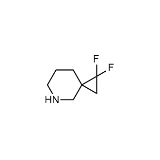 1,1-二氟-5-氮杂螺[2.5]辛烷结构式