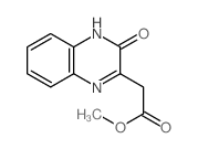 2-Quinoxalineaceticacid, 3,4-dihydro-3-oxo-, methyl ester Structure