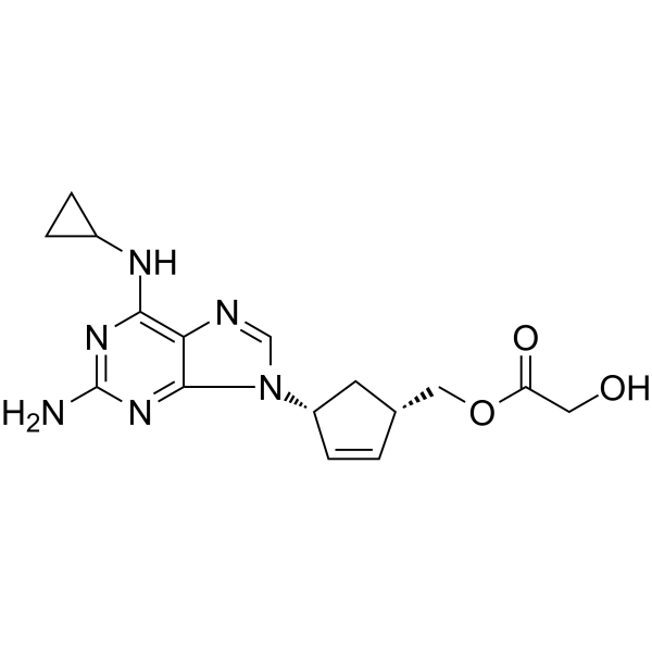 Abacavir hydroxyacetate Structure