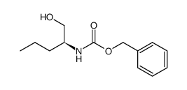 (S)-(-)-2-benzyloxycarbonylaminopentan-1-ol Structure