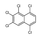 1,2,3,5,8-pentachloronaphthalene结构式