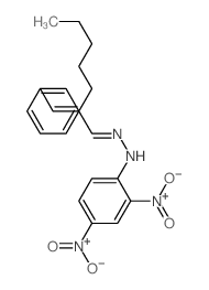 Heptanal,2-(phenylmethylene)-, 2-(2,4-dinitrophenyl)hydrazone picture