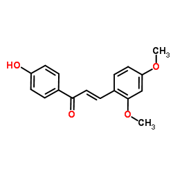 4'-Hydroxy-2,4-dimethoxychalcone结构式