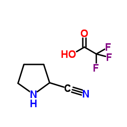 吡咯烷-2-腈三氟乙酸酯结构式