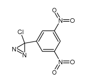 (3,5-dinitrophenyl)chlorodiazirine结构式