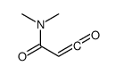 N,N-dimethyl-3-oxoprop-2-enamide结构式