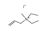 N-methyl-N,N-diethylammonium iodide Structure