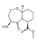 METHYL (4S,7S,10AS)-4-AMINO-5-OXOOCTAHYDRO-7H-PYRIDO[2,1-B][1,3]THIAZEPINE-7-CARBOXYLATE Structure