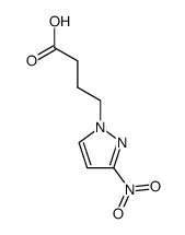 4-(3-nitro-2-pyrazolyl)butanoic acid Structure