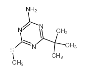 4-(TERT-BUTYL)-6-(METHYLTHIO)-1,3,5-TRIAZIN-2-AMINE Structure