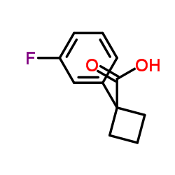 1-(3-Fluorophenyl)cyclobutanecarboxylic acid Structure