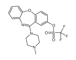 11-(4-Methyl-1-piperazinyl)dibenzo[b,f][1,4]oxazepin-2-yl trifluo romethanesulfonate Structure