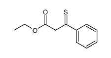ethyl thiobenzoylacetate结构式