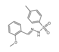 2-methoxybenzaldehyde p-toluenesulfonylhydrazone Structure