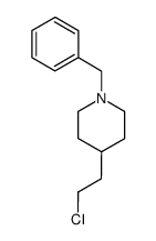 1-benzyl-4-(2-chloroethyl)piperidine结构式