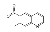7-甲基-6-硝基喹啉结构式