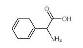 (2R)-氨基(环己-1,4-二烯基)醋酸结构式