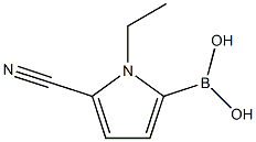 (5-cyano-1-ethyl-1H-pyrrol-2-yl)boronic acid Structure