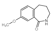 8-甲氧基-2,3,4,5-四氢苯并氮杂卓-1-酮结构式