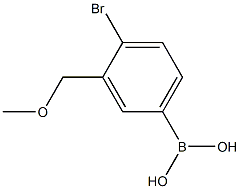 (4-溴-3-(甲氧基甲基)苯基)硼酸结构式