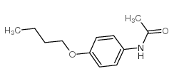4-丁氧基乙酰苯胺结构式