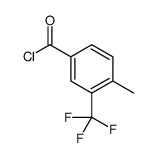 4-Methyl-3-(trifluoromethyl)benzoyl chloride Structure