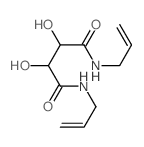 Butanediamide,2,3-dihydroxy-N1,N4-di-2-propen-1-yl- Structure