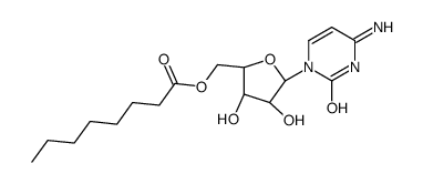 [(2R,3S,4S,5R)-5-(4-amino-2-oxopyrimidin-1-yl)-3,4-dihydroxyoxolan-2-yl]methyl octanoate Structure