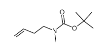 tert-butyl but-3-enyl(methyl)carbamate结构式