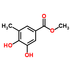 Methyl 3,4-dihydroxy-5-methylbenzoate结构式