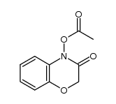 4-acetoxy-(2H)-1,4-benzoxazin-3(4H)-one结构式