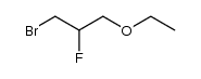 1-ethoxy-3-bromo-2-fluoro-propane结构式