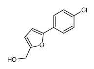 2-Furanmethanol, 5-(4-chlorophenyl)- Structure