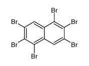 1,2,3,5,6,7-hexabromonaphthalene结构式
