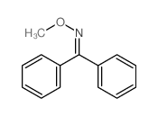 Benzophenone, O-methyloxime结构式
