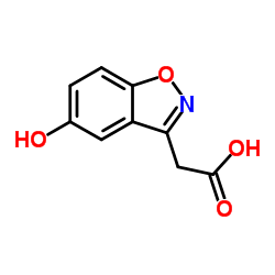 2-(5-羟基苯并[D]异噁唑-3-基)乙酸结构式