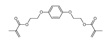 1,4-bis-(2-methacryloyloxy-ethoxy)-benzene结构式
