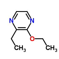 2-乙氧基-3-乙基吡嗪结构式