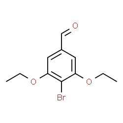 4-溴-3,5-二乙氧基苯甲醛结构式