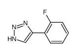 1H-1,2,3-Triazole,4-(2-fluorophenyl)-(9CI) Structure