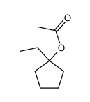 1-ethylcyclopentyl acetate Structure