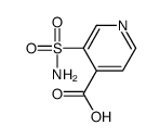 3-sulfamoylpyridine-4-carboxylic acid Structure